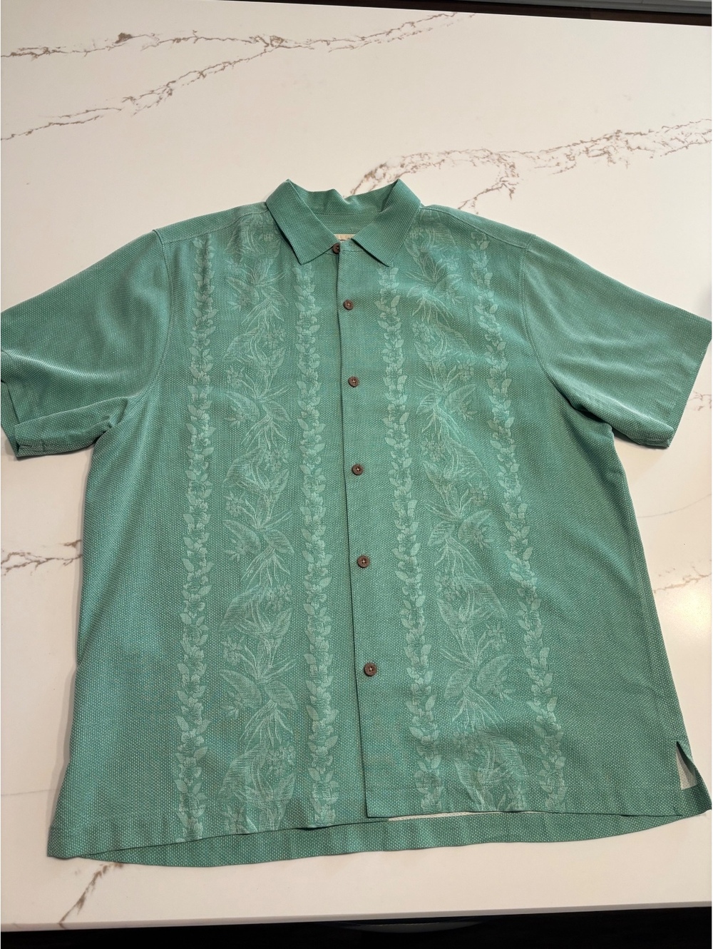 100% Silk Tommy Bahama Button Down